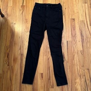 High rise black skinny jeans - denim forum